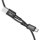 Дата-кабель Acefast C1-04 USB to Type-C 3A (1.2m) Black