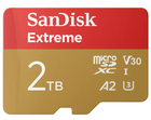Карта памʼяті SANDISK Extreme microSDXC 2TB UHS-I U3 V30 A2 + SD-адаптер (SDSQXAV-2T00-GN6MA)