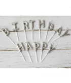 Набір свічок Pelican для торта "Happy Birthday" срібло 3428