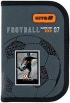 Пенал школьный Kite Goal 1 отделение 20.5x14x4 см Серый (K26-621-2)