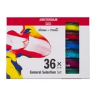 Акриловые краски Royal Talens Amsterdam General Selection 36 цветов по 20 мл (8712079456825) Royal Talens 8712079456825 1035693