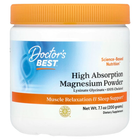 Хелатный магний в порошке Doctor's Best "High Absorption Magnesium Powder" 200 мг (200 г)