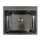Мийка MIXXUS MH6050 DECOR GRAPHITE (MH6050 DECOR NANO-BLACK) (3.0/0.8) з нерж. сталі (колір графіт) (00149296)