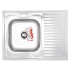 Мийка кухонна Zerix Z8060L-08-180E (Satin) (ZS0604) (00149717)