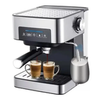Кавоварка Domotec MS-136, рожкова, 850 Вт, 15 бар, об’єм 1,6 л, чорний/сірий