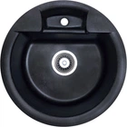 Кухонная мойка Adamant FINE черный металлик d 470x190 мм, без крыла