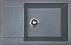 Кухонная мойка Adamant GENERAL серая 775x495x200 мм, с крылом
