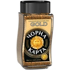 Кава розчинна Чорна Карта Gold 190 г