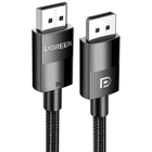 Кабель UGREEN DP114 DP 1.4 Male to Male Plastic Case Braided Cable 2m (UGR-80392)