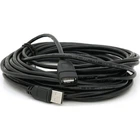 Дата кабель USB 2.0 AM/AF 10.0m ferrite black Voltronic (YT-AM/AF-10BL)