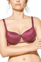 Бюстгальтер жіночий VANESA бордовий. чашка C. формована чашка SELENE 90C