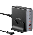 Сетевое зарядное устройство ESSAGER Engine 85W Desktop Charging Station GAN 3C+3A Multi-Port Fast Charger (EZC85W-SXB0G-Z)