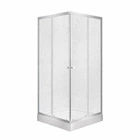 Lidz Wawel SC80x80.SAT.LOW.FR Душевая кабина квадратная, стекло Frost 4 мм + Lidz Душевой поддон KAPIELKA ST80x80х14