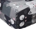 Простынь на резинке Moon&Star Sleepy Cats Бязь Gold Люкс 70х190+25 см (MS-850003400)