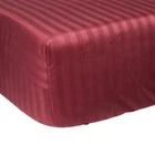 Простыня на резинке Moon&Star Burgundy Luxe Satin Stripe 180х200х10 см (MS-850004936)