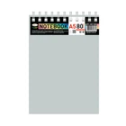 Блокнот А5 В-БП5-80(Gray) 80 листов, пружина сверху