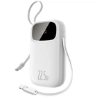 Внешний аккумулятор Baseus Power Bank EnerFill FC31 Dual-Cable 10000mAh 22.5W (PPQD3-1022D) White