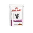 Вологий корм для кішок Royal Canin Renal Feline Fish Pouches