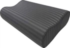 Наволочка U-Tek Memory Wawe L Iron Grey Stripe Сатин Темно-серая в полоску 58х40х10.5 см (IGS58401)