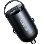 Автомобильное зарядное устройство Baseus Tiny Star Mini 30W 2 USB черный USB Type-C для быстрой зарядки