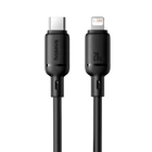 Кабель Baseus Silky Series Type-C to Lightning 20W 1 м черный для быстрой зарядки и передачи данных