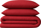 Пододеяльник MirSon Бязь 17-0608 Stripe Red 143х210 см (2200010364798)