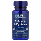 Добавка Life Extension N-Acetyl-L-Cysteine 600 мг