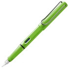 Ручка чорнильна LAMY Safari F green синє чорнило (4030633)