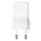 Мережевий зарядний пристрій з кабелем Baseus Palm Fast Charger 1C 20W EU Moon White (with Baseus Cable USB-C to USB-C 1m Moon White)