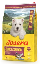 Сухой корм для щенков малых пород Josera MiniJunior с уткой и рисом