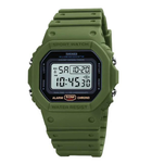 Чоловічий годинник SKMEI 1628AGWT електронний протиударний Army Green