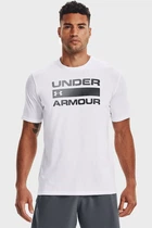 Чоловіча біла футболка UA TEAM ISSUE WORDMARK SS Under Armour L 1329582-100