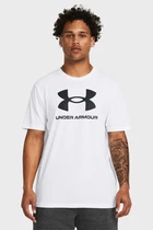 Чоловіча біла футболка UA SPORTSTYLE LOGO UPDATE SS Under Armour S 1382911-100