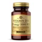 Вітамін D3 (холекальциферол), Vitamin D3, Solgar, 25 мкг (1000 МО), 90 таблеток (SOL-03310)
