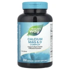 Комплекс кальцію магнію та вітаміну D Nature's Way (Calcium Mag & D Complex) 250 капсул (NWY-41421)