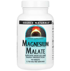 Магній малат, Magnesium Malate, Source Naturals, 3750 мг, 90 таблеток (1250 мг на 1 таблетку) (SNS-00261)