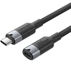 Кабель подовжувач Vention USB 3.2 Gen2 Type-C M to Type-C F 1m 100W 10Gbps 4K60HZ Black (TRFBF)