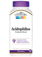 Пробіотики 21st Century (Acidophilus Probiotic Blend) 150 капсул CEN22928