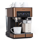 Кофеварка Klarstein Arabica Comfort сенсорная панель управления 1350W Бронзовый (10041524)