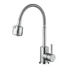 Смеситель для кухни Wezer с гибким изливом, хром (EKO4D-01)