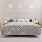Ковдра IDEIA Nordic Comfort зимова полуторна 140х210 антиалергенна тепла щіл 300 г/м2 сіра