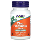 Піколінат цинку NOW Foods "Zinc Picolinate" 50 мг (30 капсул)