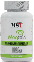 Треонат магнію MST Magtein magnesium l-threonate 1000 мг 60 капсул