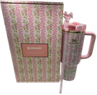 Термос термокружка Stanley Quencher H2.0 Tumbler из нержавеющей стали Blooming Heirloom 1,18 л KT6007854