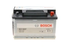 Акумулятор BOSCH 0092S30070 Cadillac Deville; Volkswagen Golf; Opel Astra, Vectra; Renault Laguna, Megane, Scenic, Clio, Espace; BMW 3 Series; Ford Explorer, Focus; Jeep Grand Cherokee; Volvo S40; Honda Accord 1347737, 1347732, 1L0915105B