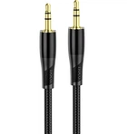 Кабель AUX 3.5 мм 1 м 5W черный пластиковый для передачи звука Hoco UPA25 Transparent Discovery Edition