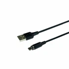 Кабель USB Micro 1м 2.4А магнітний чорний Borofone BX41 Amiable