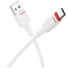 Кабель USB Type-C 3A 1м белый PVC Borofone BX110 для зарядки и передачи данных
