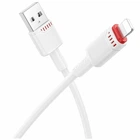 Кабель USB Lightning 2.4A 1м ПВХ для зарядки и передачи данных Borofone BX110 Белый