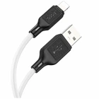 Кабель USB Hoco X90 Lightning 2.4A 1м белый ПВХ для зарядки и передачи данных